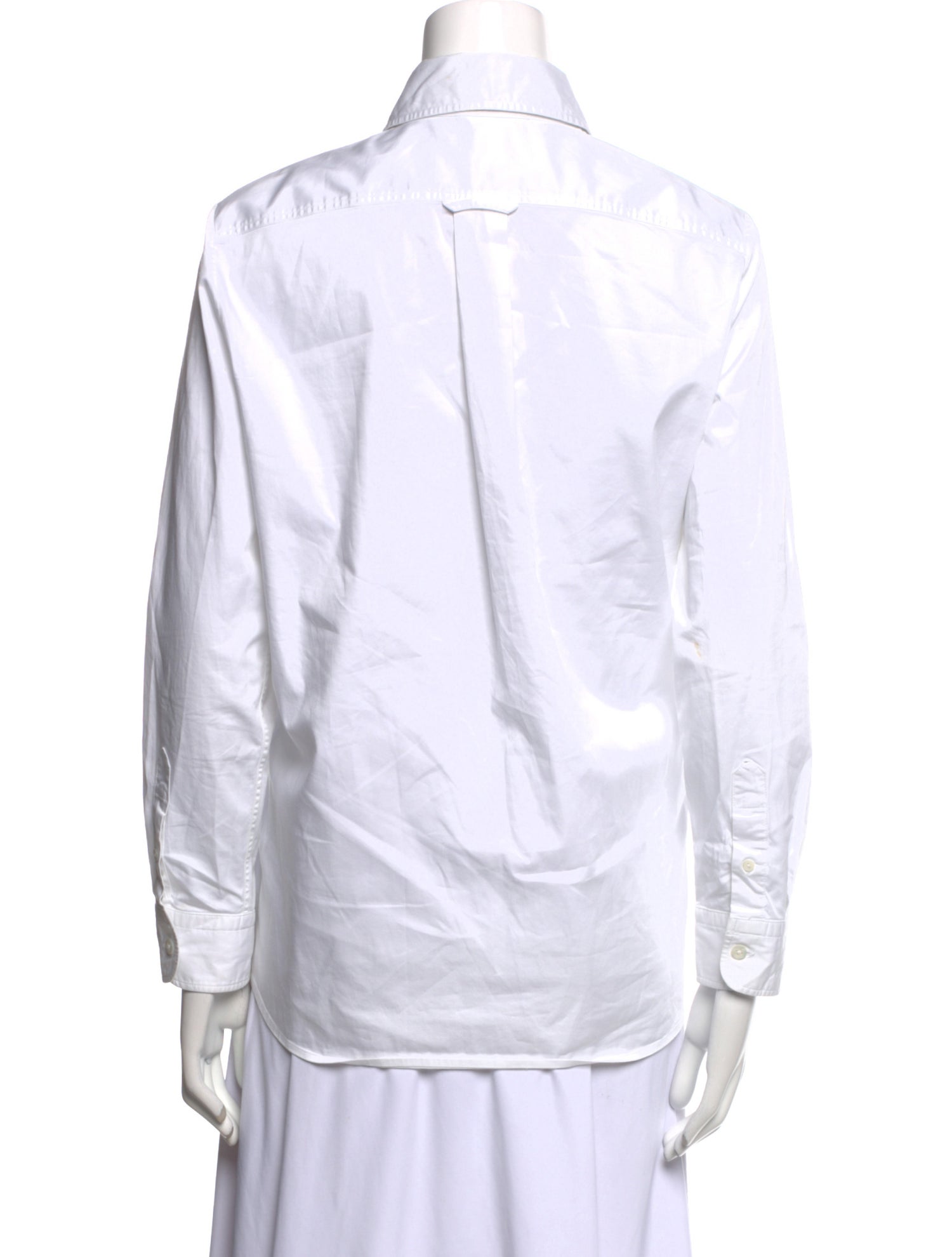 The Row Long Sleeve Button-Up Top